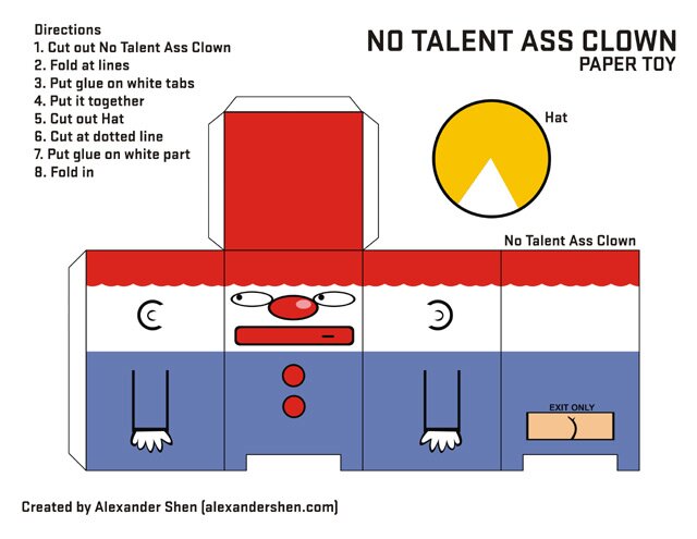 No Talent Ass Clown 60